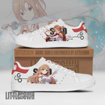 Asuna Yuuki Sneakers Custom Sword Art Online Anime Skateboard Shoes - LittleOwh - 1