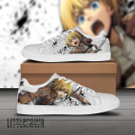 Armin Arlert Skate Sneakers Custom Attack on Titan Anime Shoes - LittleOwh - 1
