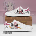 Rika Shinozaki Sneakers Custom Sword Art Online Anime Skateboard Shoes - LittleOwh - 1