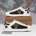 Black Clover Black Bull Skateboard Shoes Custom Anime Sneakers - LittleOwh - 1