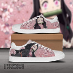 Nezuko Shoes Anime Sneakers Demon Slayers Low Top Skateboard Shoes - LittleOwh - 1