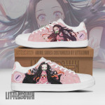 Nezuko Skateboard Shoes Custom KNY Anime Sneakers - LittleOwh - 1