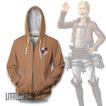 Attack On Titan Garrison Regiment Hoodie Anime Casual Cosplay Costume - LittleOwh - 1