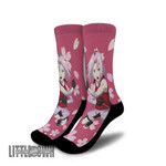 Haruno Sakura Anime Cosplay Custom Socks - LittleOwh - 1