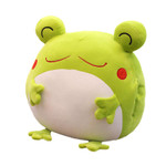 14 Inch Cute Cartoon Green Frog Soft Plush Toy - Happy