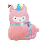 16 Inch Cute Pink Alpaca Plush Toy