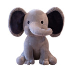 10 Inch Grey Elephant Comfort Soft Plush Toy