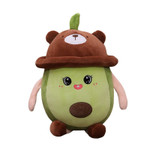 20 Inch Cute Avocado Plush Toy - Bear Cap