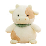 9 Inch Cute Brown Cow Plush Toy