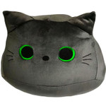 16 Inch Cute Gray Cat Plush Pillow