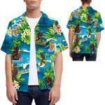 Bigfoot Surfing Tropical Hawaiian Shirt For Men For Bigfoot Lovers