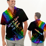 Love Is Love Is Love Is Love Men Hawaiian Shirt For LGBT Community In Pride Month