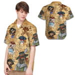Pirate Pug Men Hawaiian Shirt For Dog Lovers - Gift For Pug Dog Lovers