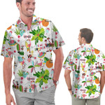 Funny Flamingo Hello Summer Hawaiian Shirt For Men For Flamingo Lovers