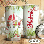 Personalized Gnome Christmas Stainless Steel Tumbler