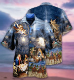 Faith Amazing Jesus Was Born Christmas Day Hawaiian Shirt