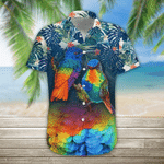 Larvasy Hummingbird Hawaiian Shirt Aloha Shirt For Summer