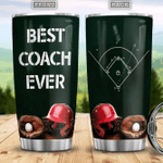 Larvasy Best Baseball Coach Ever Gift For Coach Best Coach Gift Best Coach Ever Present For Coach Baseball Coach Stainless Steel Tumbler