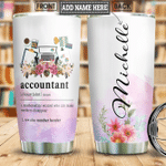 Larvasy Accoutant Personalized Stainless Steel Tumbler
