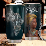 Larvasy Africa Dna Personalized Stainless Steel Tumbler