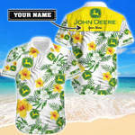 Larvasy John Deer Customized Hawaiian Shirt Aloha Shirt For Summer