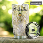 Larvasy Bee Personalized Stainless Steel Tumbler