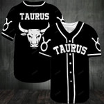 Larvasy Awesome Zodiac Taurus Baseball Tee Jersey Shirt