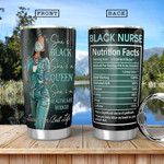 Larvasy Black Nurse Facts Stainless Steel Tumbler