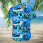 Larvasy Scuba Diving Hawaiian Shirt Aloha Shirt For Summer