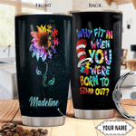 Larvasy Autism Personalized Stainless Steel Tumbler