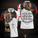 Gift For Christian Just Give Me Jesus Polo Shirt