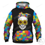 An Autism Mom Sunflower 3D All Over Print Hoodie, Zip-Up Hoodie