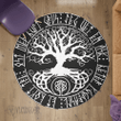 Yggdrasil - Tree of Life - Viking Round Carpet - Myvikinggear Store