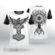 Raven Hammer - Yggdrasil - Tree Of Life - Viking T-shirt - Myvikinggear Store