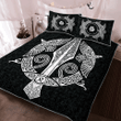 Raven And Spear Of Odin - Viking Quilt Bedding Set - Myvikinggear Store