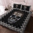 Viking Skull | Halloween Skull - Viking Quilt Bedding Set - Myvikinggear Store