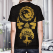 Yin Yang Wolf - Raven - Yggdrasil - Viking T-Shirt - Myvikinggear Store