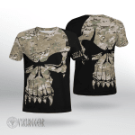 Camo Skull Valknut - Heathen - Viking T-shirt - Myvikinggear Store