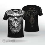 Skull Vegvisir - Viking T-shirt - Myvikinggear Store