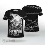 Fenrir Is Tied With Chains - Viking T-shirt - Myvikinggear Store