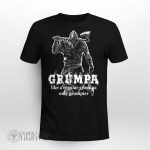 Viking Gear : Grumpa - Like a regular grandpa only grumpier - Viking T-shirt