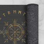 Rune And Vegvisir - Viking Doormat