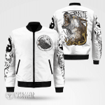 Yin Yang Wolf And Fenrir In Back - Viking Jacket - MyVikingGear