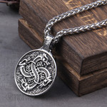 Vikings Necklace Dragon Pendant