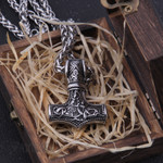 Viking Necklace thor's hammer mjolnir