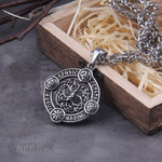Viking Necklace Tree of Life Silver