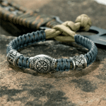 Vantage Norse Viking Bracelets Mens Women Amulet Runes - Viking Bracelet - Myvikinggear Store