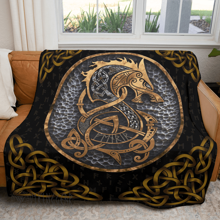 Fenrir-Norse-mythology-Viking-Blanket