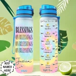 Personalized Blessings On Blessings HAMZ2605001Z Water Tracker Bottle