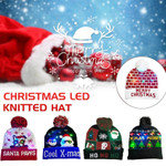 (Christmas Early Price)LED Knitted Christmas Hat
